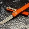 Microtech Ultratech Tanto Stonewashed Standard Orange