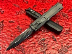 Microtech Dirac Delta Double Edge Part Serrated Tactical