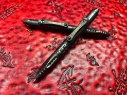 Microtech Kyroh Mini Titanium Bolt Action Pen - DLC Finish With Tritium Insert