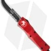 Microtech Troodon S/E OTF Automatic Knife Red (3" Black Serr) 139-2RD