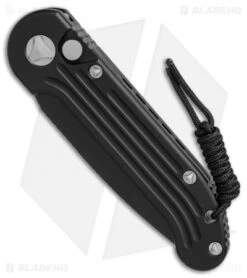 Microtech LUDT Automatic Knife Black (3.4" Black) 135-1 -Microtech Shop microtech LUDT black black 135 1 BHQ 49380 er spine