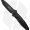 Microtech Aluminum Socom Delta Tanto Tactical Knife (4" Black Plain) A163-1T
