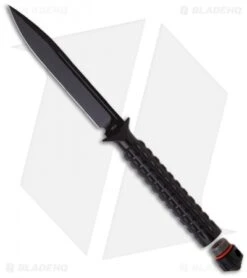 Microtech A.D.O. Tanto Knife T/E Fixed Blade (4.5" Black) 117-1 -Microtech Shop microtech ado se black 116 1 open