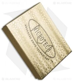 Microtech Mini Socom Manual Knife Black Aluminum (3.25" Bead Blast) 08/1998 -Microtech Shop microtech box cm