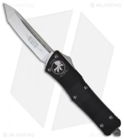 Microtech Combat Troodon Tanto Automatic OTF Knife (3.8" Stonewash) 144-10
