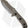 Microtech Crosshair D/E Fixed Blade Knife (5" Tan Serr) 101-2TA