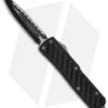 Microtech Daytona D/A OTF D/E Knife W/ Carbon Fiber (3.25" Black Full Ser) 126-3