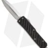 Microtech Daytona D/A OTF D/E Knife Carbon Fiber (3.25" Stonewash Plain) 126-10
