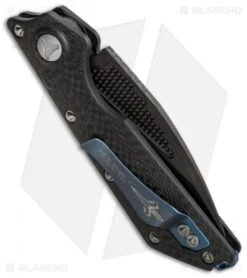 Marfione Custom DOC Killswitch Automatic Knife Carbon Fiber (3.75" DLC Tri-Tone) -Microtech Shop microtech doc killswitch tri tone sw elmax cf side cm