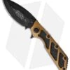 Microtech DOC Flipper Knife Tan Aluminum (3.75" Black Plain) 153-1TA