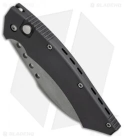 Microtech Hawk Automatic Knife (4" Stonewash Serr) 06/2002 #641 -Microtech Shop microtech hawk 06 2002 941 bottom cm