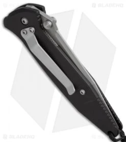 Microtech Mini Socom Manual Knife Black Aluminum (3.25" Bead Blast) 08/1998 -Microtech Shop microtech mini socom manual bb 08 1998 side cm
