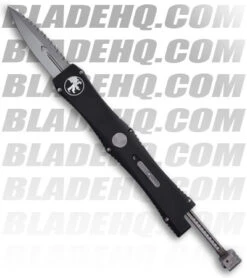 Microtech Nemesis IV OTF Automatic Knife (4.2" Stonewash Plain) 152-10 10 Microtech Nemesis IV OTF Automatic Knife (4.2" Stonewash Plain) 152-10 -Microtech Shop microtech nememis half open 1