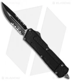 Microtech QD Scarab D/E-S OTF Automatic Knife (3.5" Two-Tone Serr) 180-2