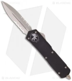 Microtech Scarab Executive OTF D/E Knife (3.5" Bead Blast Serr)
