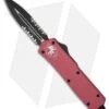 Microtech Scarab OTF Knife Pink Executive Dagger (Two-Tone SER) 109-2PI