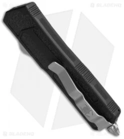 Microtech QD Scarab D/E-S OTF Automatic Knife (3.5" Two-Tone Serr) 180-2 -Microtech Shop microtech scarab stonewash standard 180 10 side