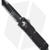 Microtech Scarab Executive Knife OTF Tanto Automatic (3.5" Black Full Ser) 108-3