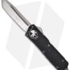 Microtech Scarab Executive OTF Knife Automatic Tanto (3.5" Satin Serr) 108-5