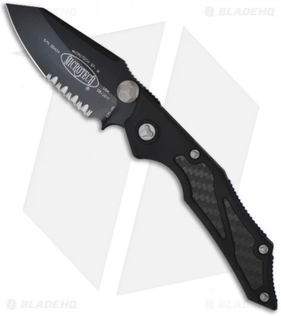 Microtech Select Fire Knife Manual Folder (3.5" Black Serr) 129-2 1 Microtech Select Fire Knife Manual Folder (3.5" Black Serr) 129-2