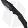 Microtech Tactical Select Fire Knife Manual Folder (3.5" Black Serr) 129-2T