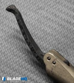 Marfione Custom Microtech Siphon II Bronzed Aluminum Pen + LSCF Lever -Microtech Shop microtech siphon II bronzed aluminum pen lscf lever cm