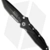 Microtech Socom Delta Tanto Folding Knife G-10 (4" Black Serr) 163-2