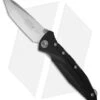 Microtech Aluminum Socom Delta Tanto Folding Knife (4" Satin Plain) A163-4