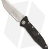 Microtech Socom Delta Tanto Folding Knife G-10 (4" Bead Blast Serr) 163-8