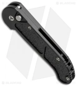 Microtech Mini UMS Automatic Knife (2.375" Black Serr) 04/2002 -Microtech Shop microtech used mini ums black serr 4 200 bottom cm