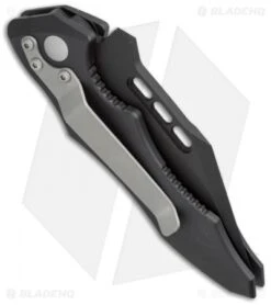 Microtech Vector Automatic Knife (3.125" Black Serr) 12/1999 -Microtech Shop microtech vector auto 12 1999 side cm